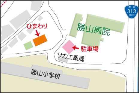 病児保育ひまわり MAP